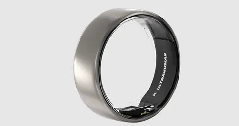 Ultrahuman Ring Air Raw Titanium Size 7