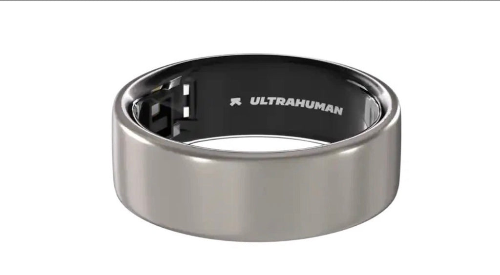 Ultrahuman Ring Air Raw Titanium Size 7