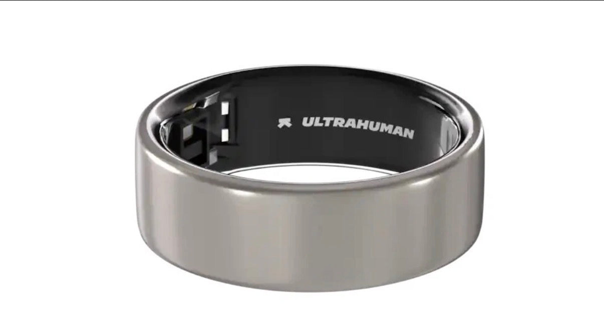 Ultrahuman Ring Air Raw Titanium Size 7