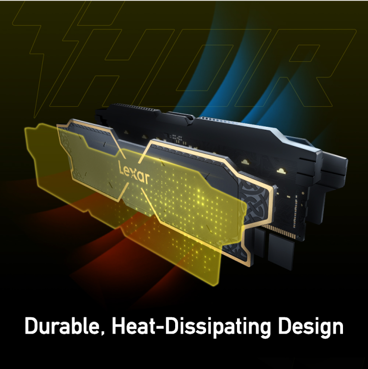2-pack: Lexar Thor Two 1x16GB (32GB) DDR5-6000 CL 38 LD5U16G60C38BG-KGN Bulk